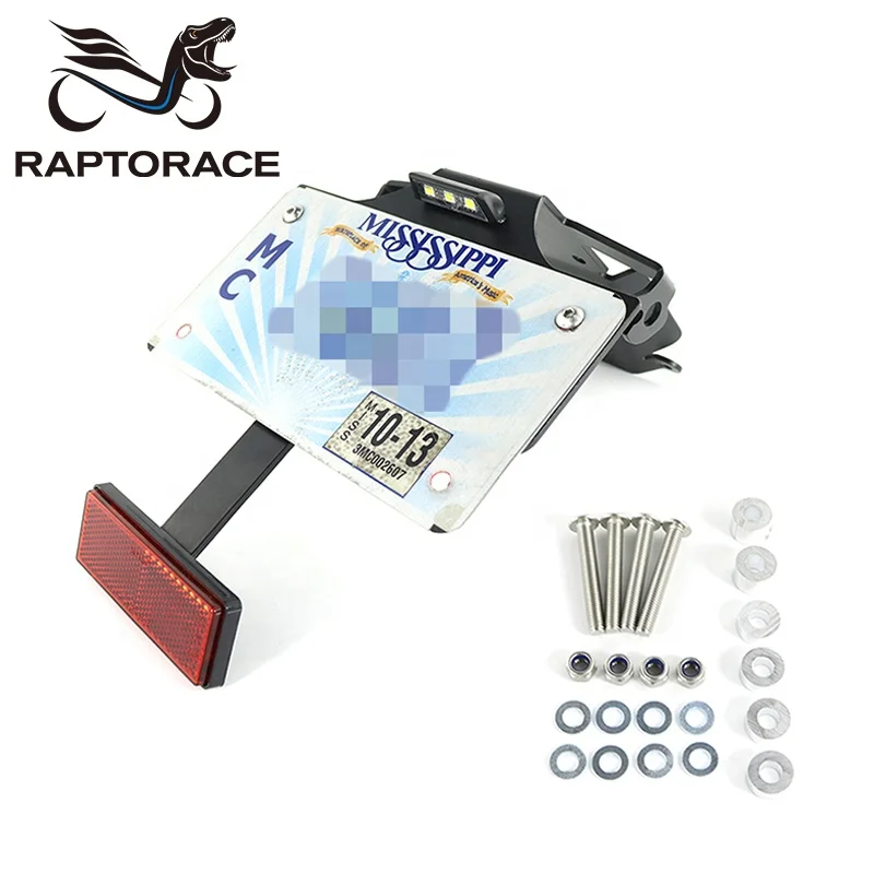 Raptorace fit for Ducati 899 959 1199 1299 Panigale aftermarket aluminum number license plate holder fender eliminator tail tidy