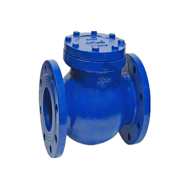 Best Price Wholesale Ductile Iron One Way Plastic PVC Flanged Swing Check Valve