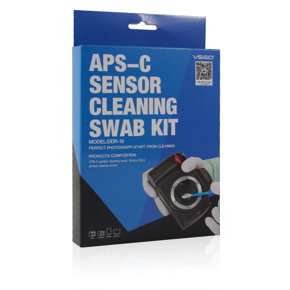 Camera & Photo CCD/CMOS Cleaning Swab Suit VSGO Sensor Cleaning Kit DDR-16 for APS-C DSLR Sensor Cleaning