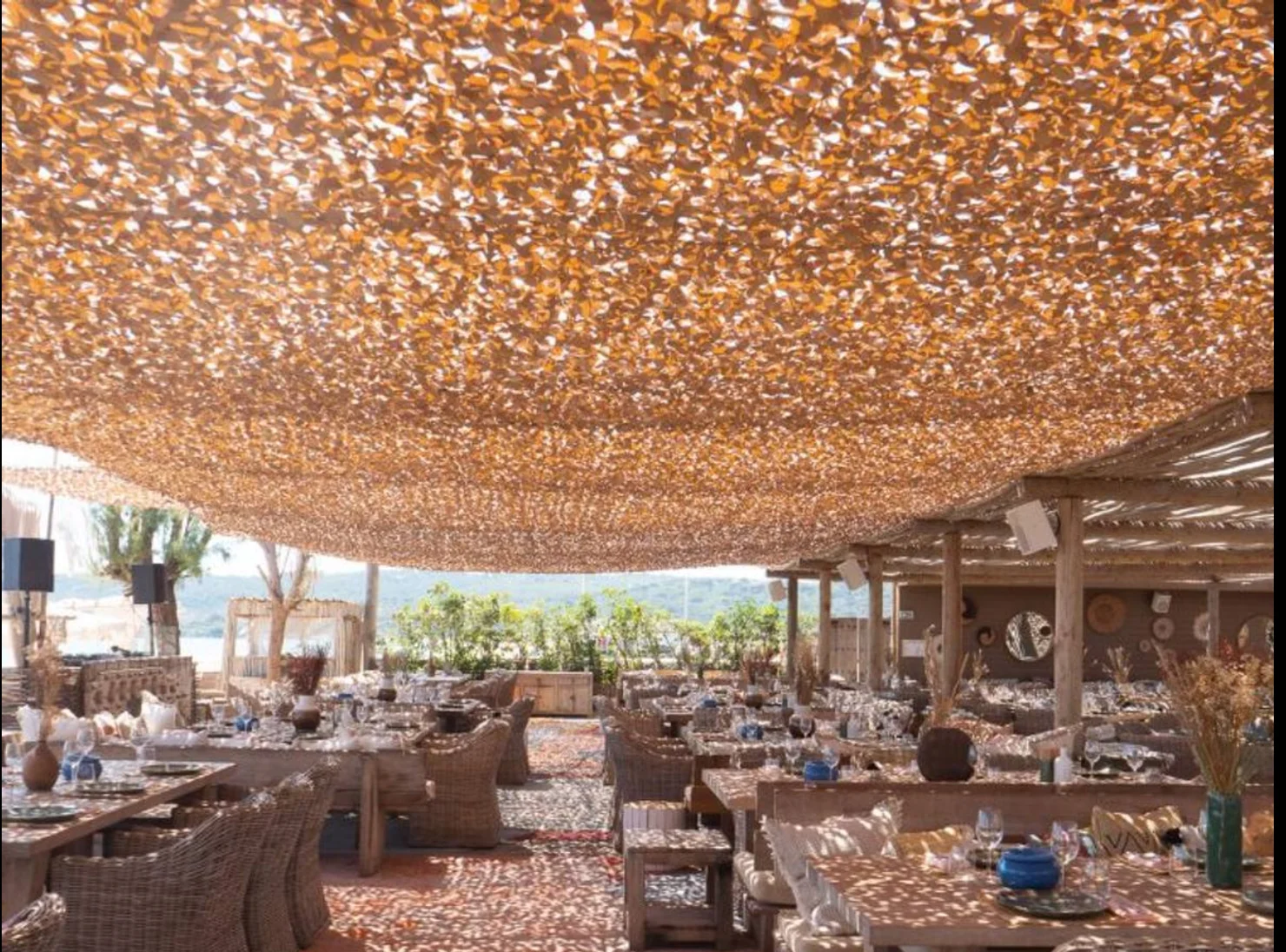 curtain camouflage camo netting for shade and decoration