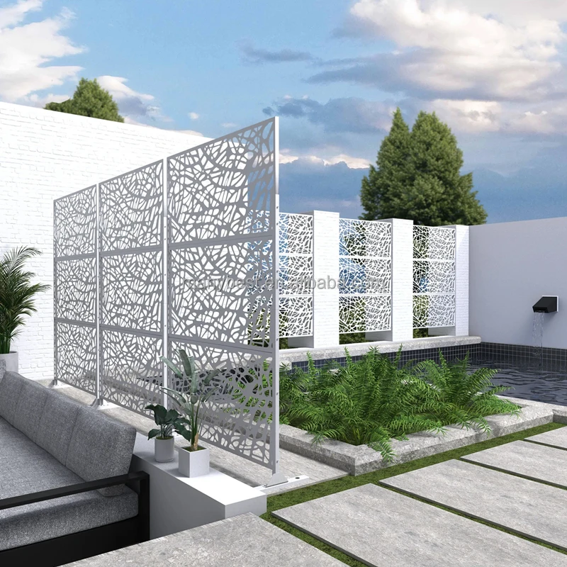 Panel Extension External Internal Laser Cut Aluminum Decorative Modern Cnc Wall Panel