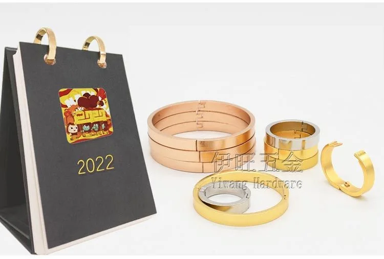 YIWANG стильное Золотое металлическое кольцо из цинкового сплава