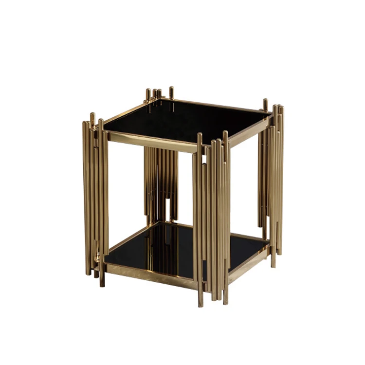 Living room antique round stainless steel white marble top crushed diamond upholstered concrete coffee table tv stand set lift