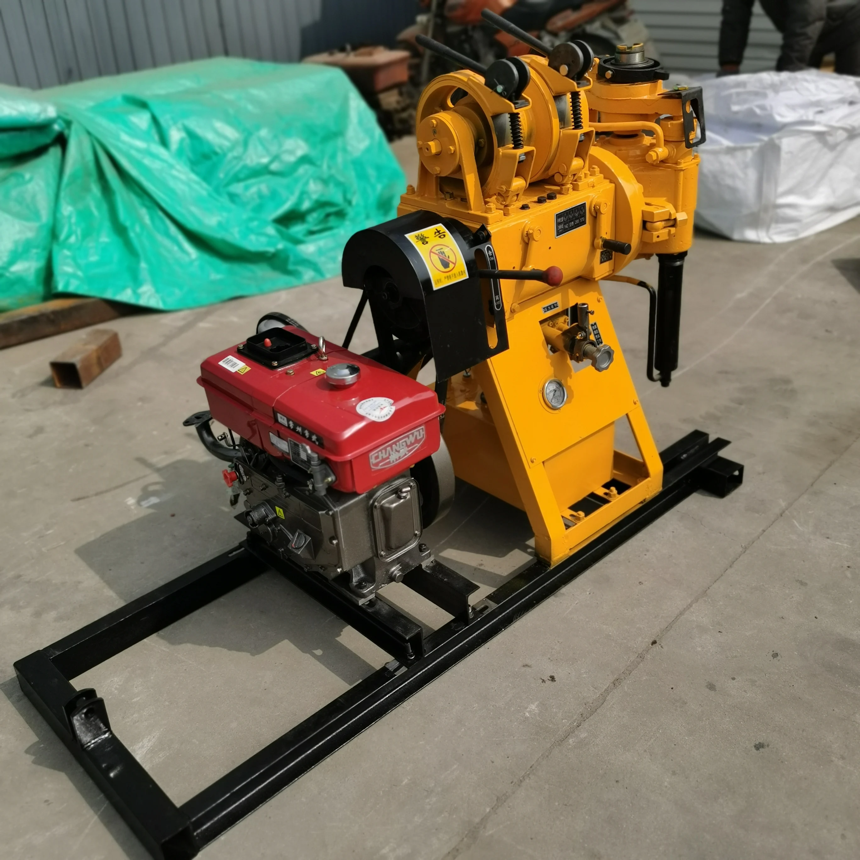 Portable core drilling rig Geotechnical soil sampling drill  Underground Water Well Drilling Rig Machine