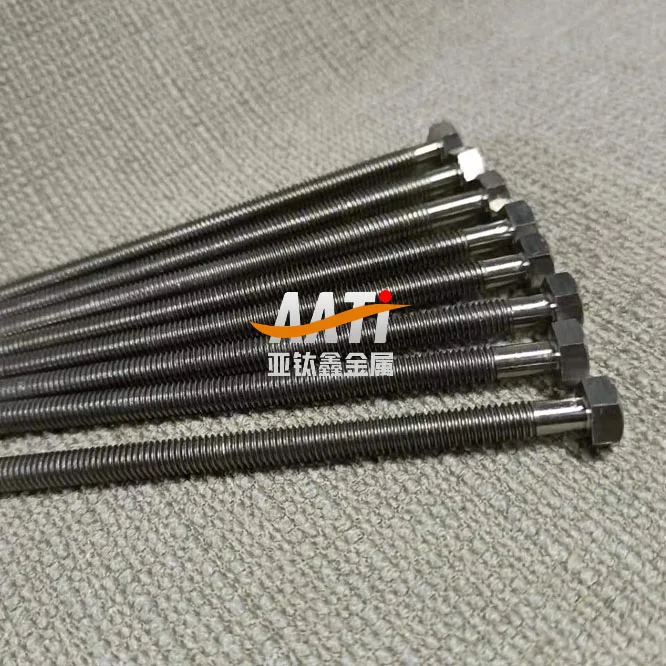 We offer various sizes of TA1/TA2 titanium screws for electroplating equipment/aerospace/high-end precision industries