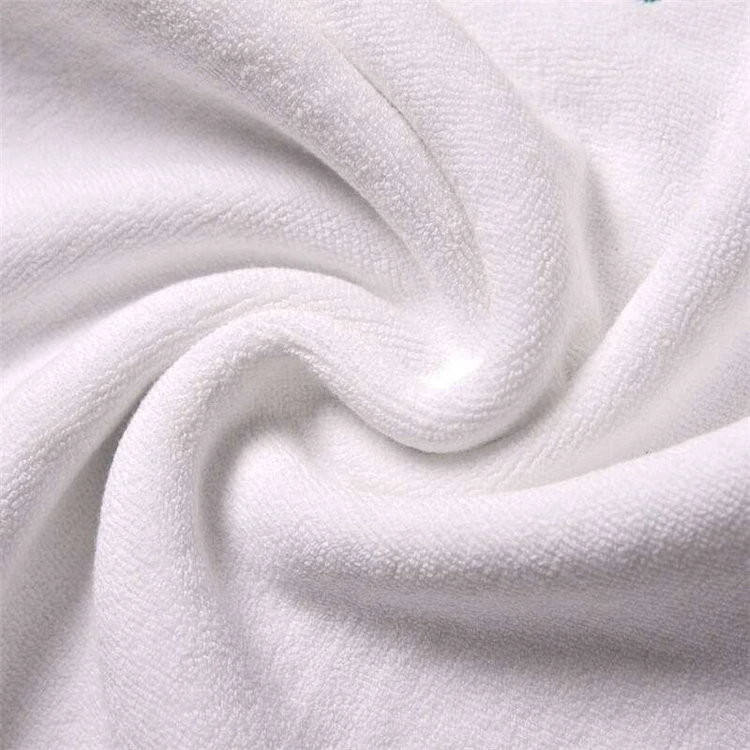 Non slip soft absorbent bathroom cotton floor towel bath mat