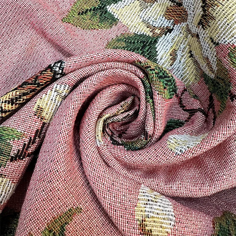 Butterfly pattern fabrics wholesale tapestry fabric for clothing custom gobelin fabric for tapestry hoodies and tote bag