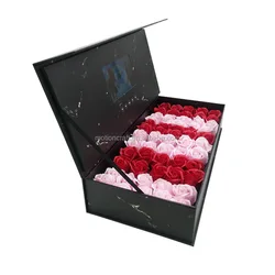 Wholesale marbling video paper gift box 7 inch lcd video flower gift box
