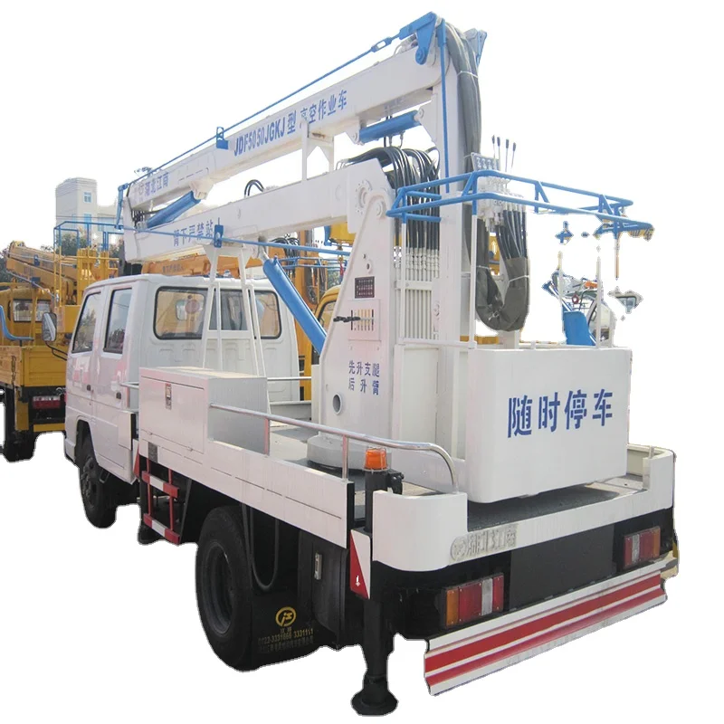 Японский бренд 4x2 4x4 18 м телескопическая стрела, Воздушная лестница, Воздушная платформа для транспортных средств, грузовик для высоких работ от производителя