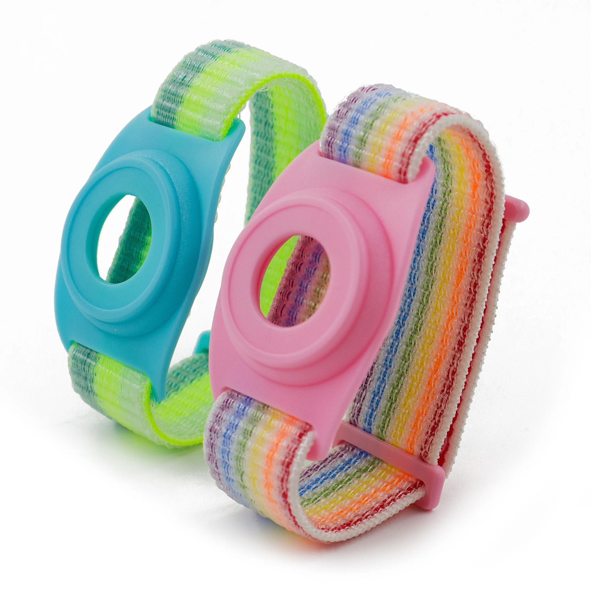 2021 hot sale colorful nylon soft loop Bracelet for Airtag anti lose child