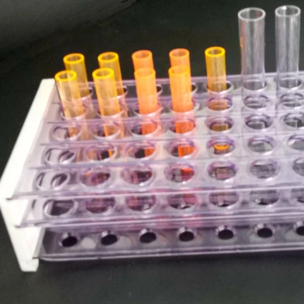 Dimeter 10mm 13mm 15mm 18mm plastic test tube rack with 40 holes or 50 holes