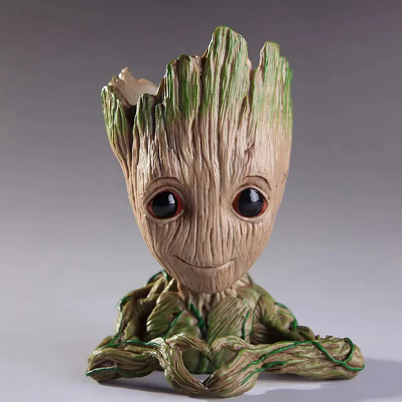 Eco friendly polyresin resin flowerpot treeman baby groot planter flower pot for garden