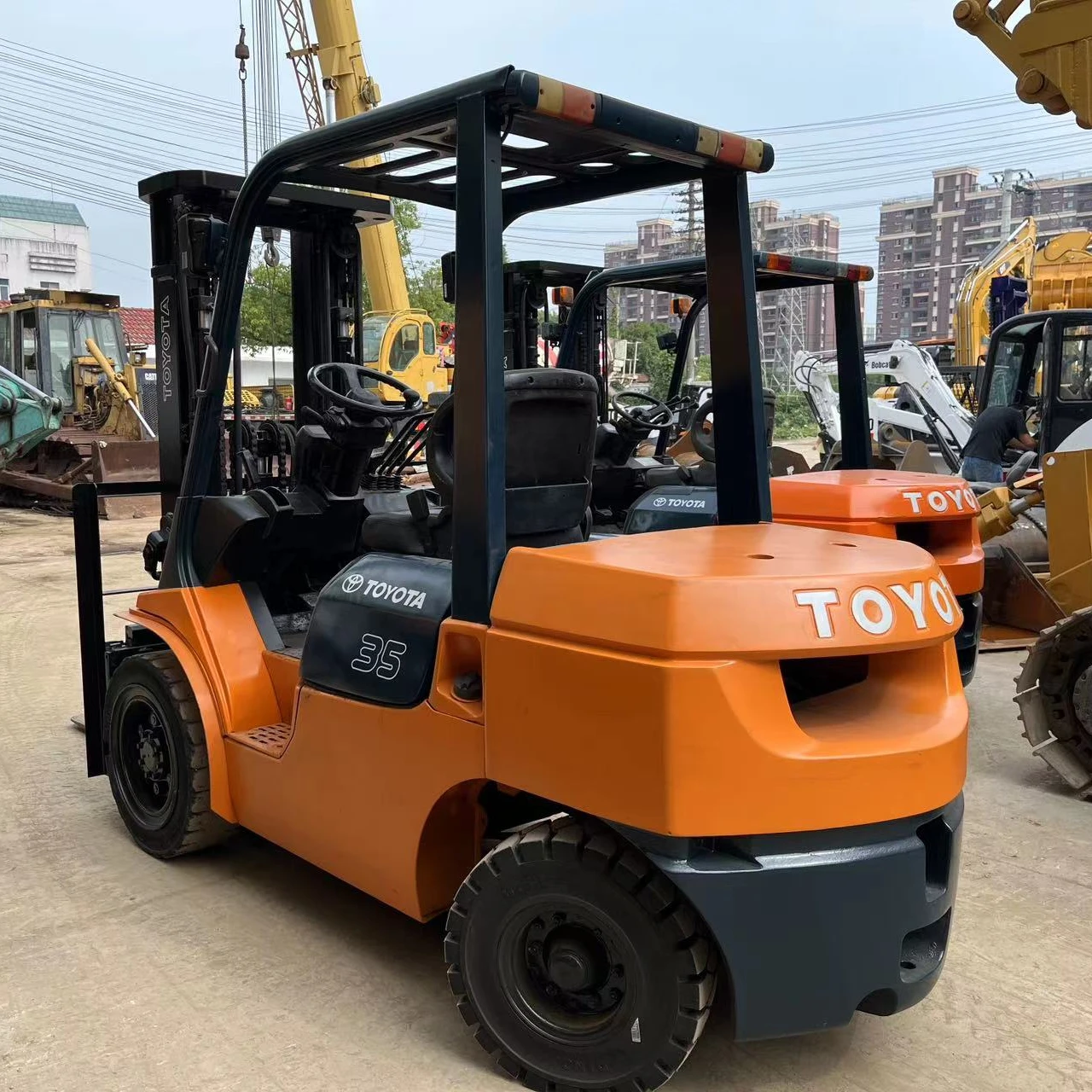 Used Forklift Toyota 3.5ton FD30 Secondhand manual diesel stacker forklift with competitive price