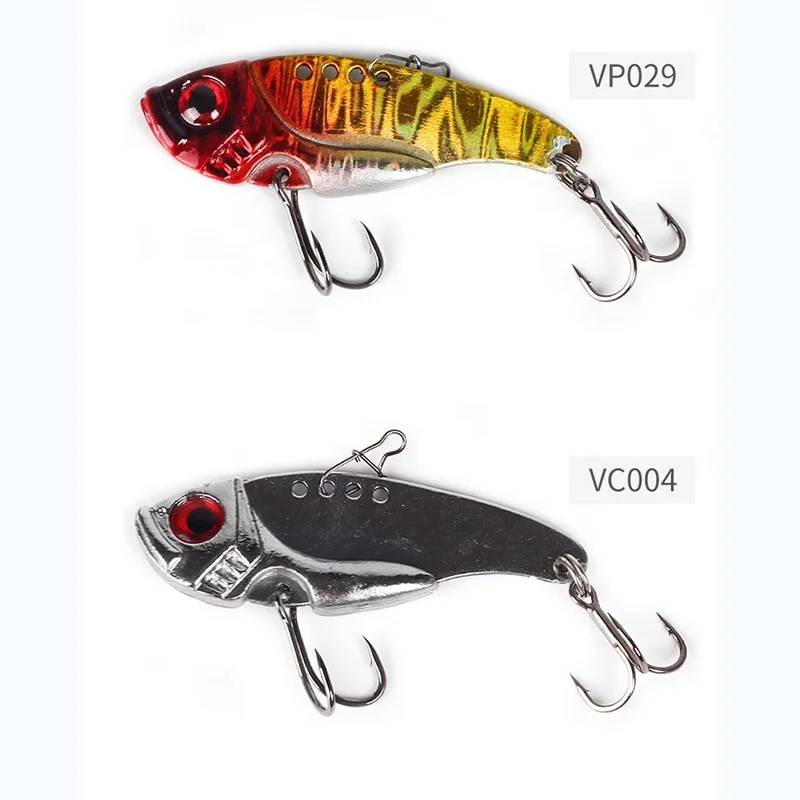 Funadaiko Saltwater 50mm 10g 55mm 14g Metal Bass Lure Fishing Lure With Treble Hook VIB Metal Vib Lures
