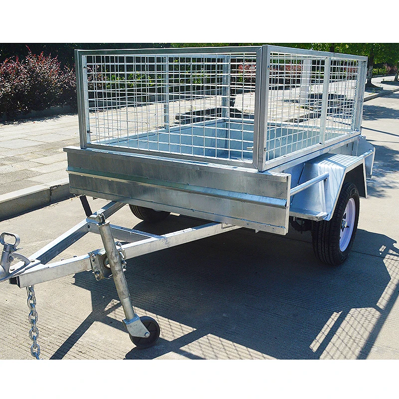 
 Открытая коробка GINO, одноосный сварной прицеп, лошадиный ящик  