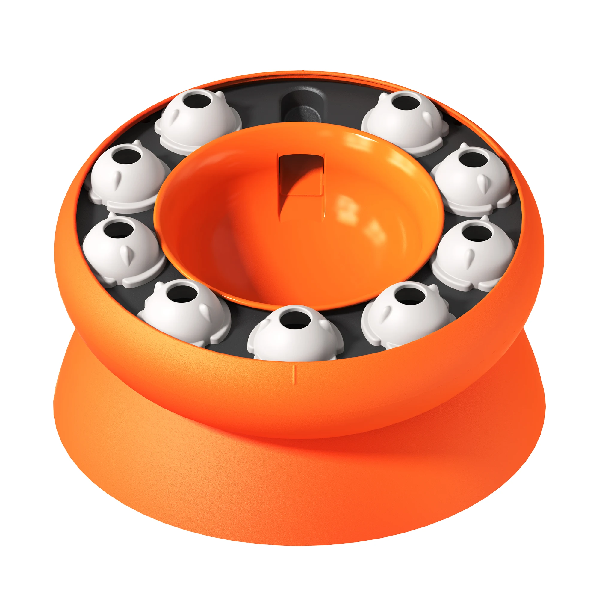 2024 New Arrival Pet Educational Toys Interactive Spinning Cat Food Ball Toy Leaky Plastic Design for Fun Pet Gift