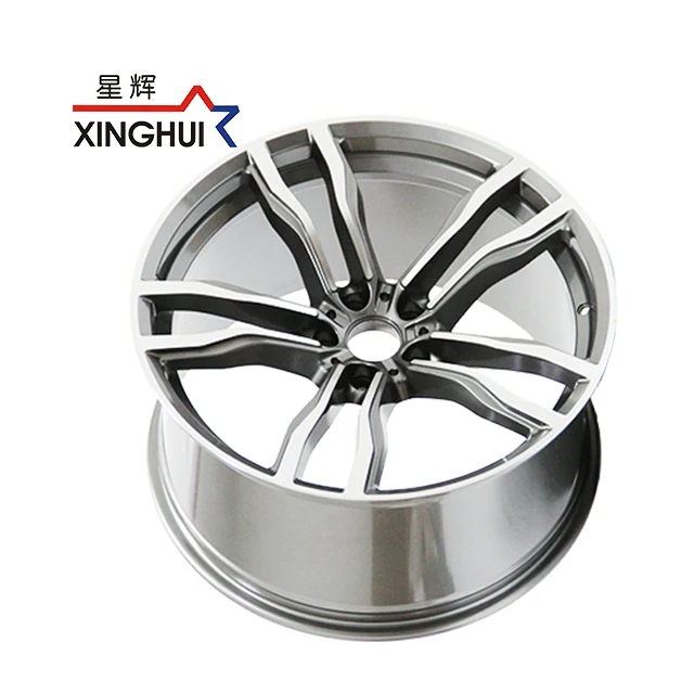 wheels 21 inch rines for BMW X6 gunmetal machine face concave 5 holes PCD 5x120 ET 52 alloy rims