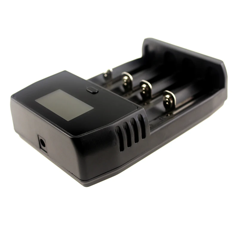 Smart LCD 4-Slots Analyzer Tester Li-ion NiMH Battery Charger AAA 10440 14500 16340 18650 Battery Charger