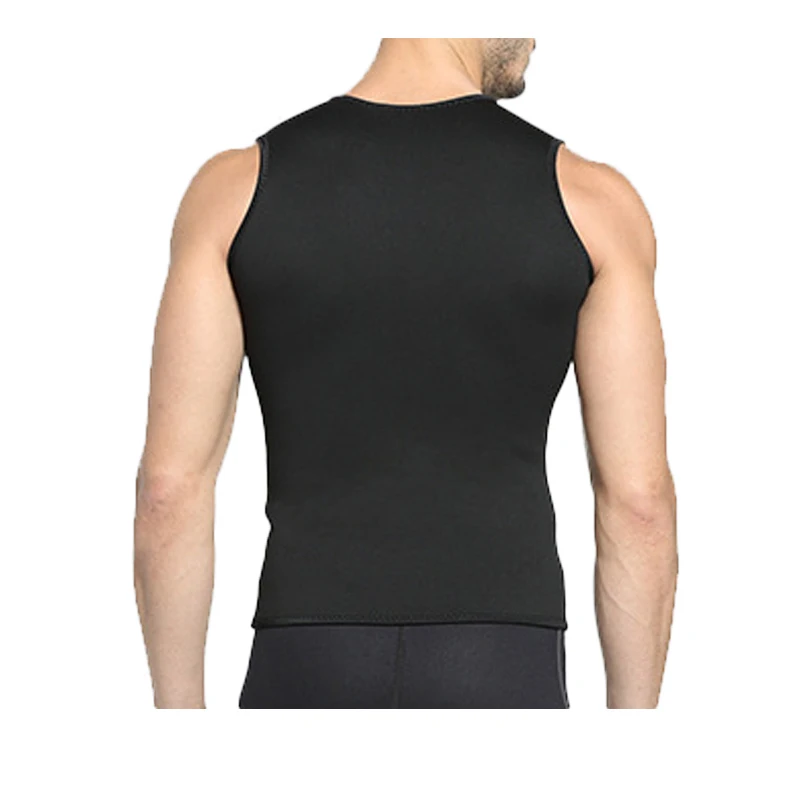 Adult Men Wet suit Vest Front Zipper 3mm Neoprene Surf Top Jacket Scuba Suit Vest