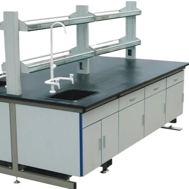 Full Steel Workbench Island Designs Chemistry Laboratory Fume Hood