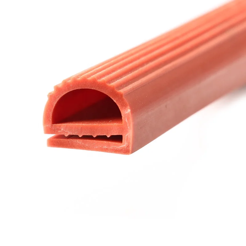 custom High quality e-type high temperature resistant silicone rubber seal for oven door