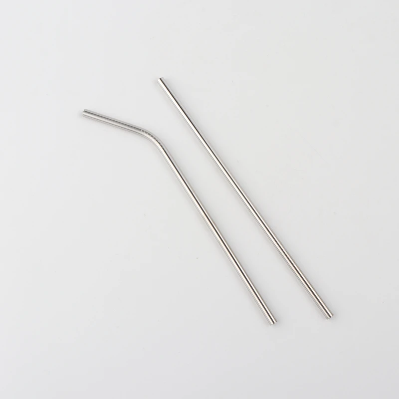 
Tonglian stainless steel drinking straw with various sizes bent straw straight straw stocked 6x215mm 