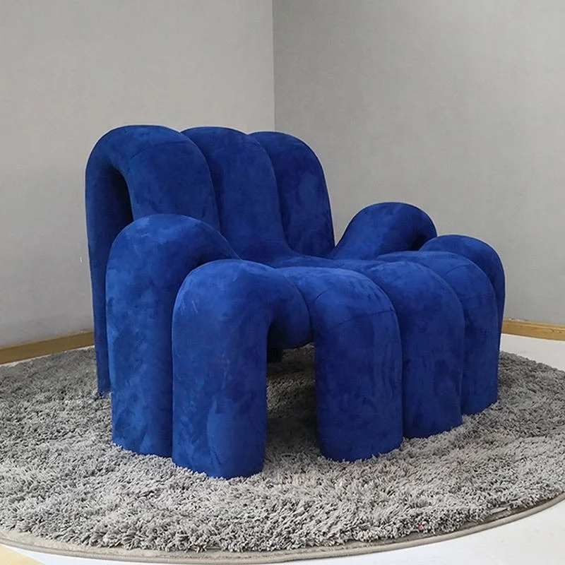 Living room sofa chair luxury designer lounge chair popular fabric crab chair