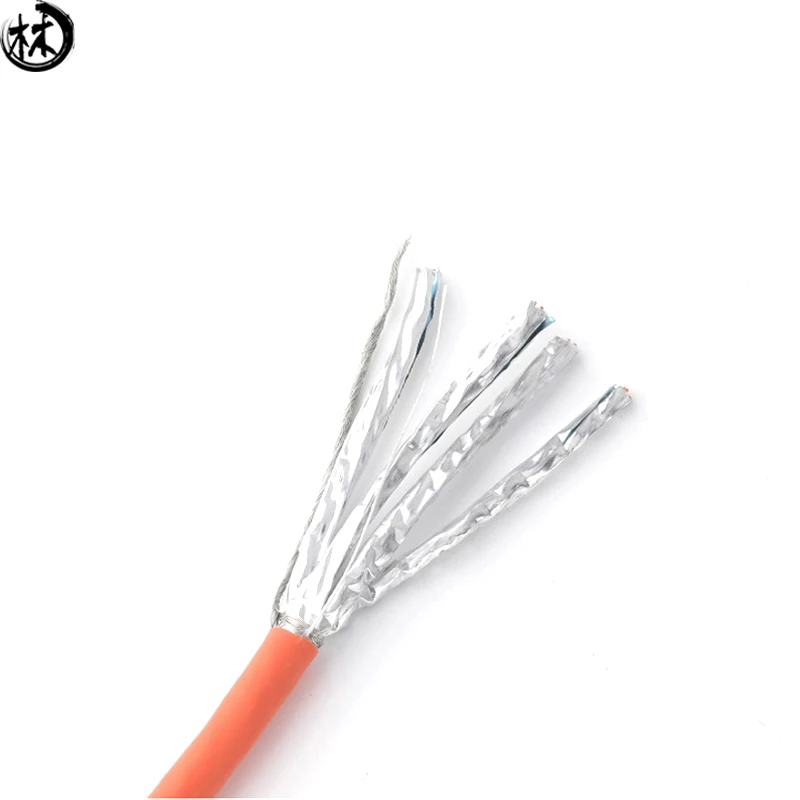 Фабрика OEM сетевой кабель Cat7 4 пары 23AWG голые медь 305 м/1000ft S/FTP
