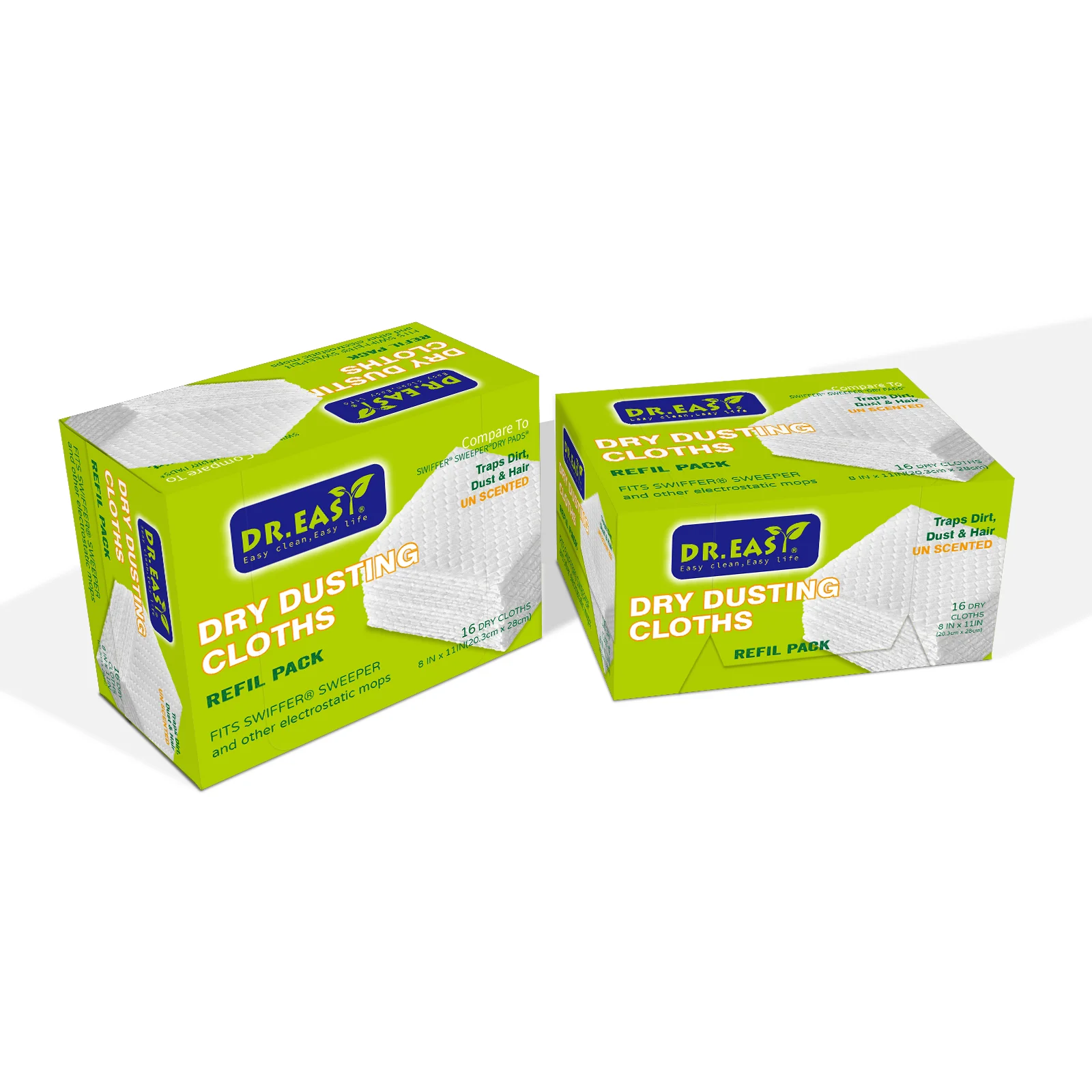 16 Sheet Daily Cleansing Multifunctional Disposable Home Microfiber Floor Cloth Floor Refill Cloth