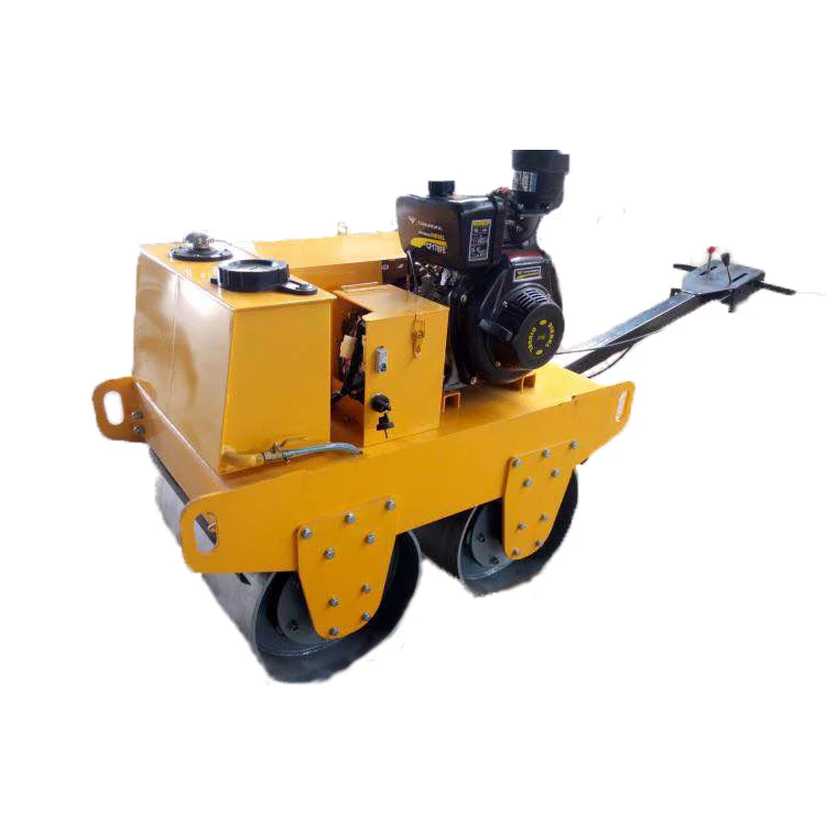 Asphalt pavement gravel sand single steel roller 1 ton hydraulic road compactor