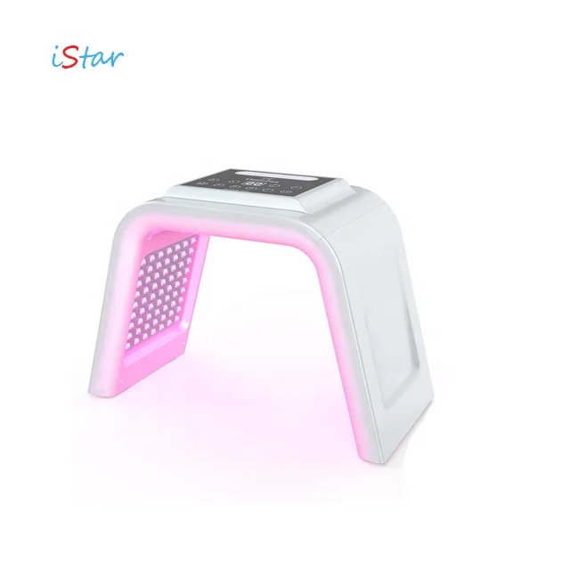 Portable pdt 7 color led anti aging light therapy Cold Spray beauty machine