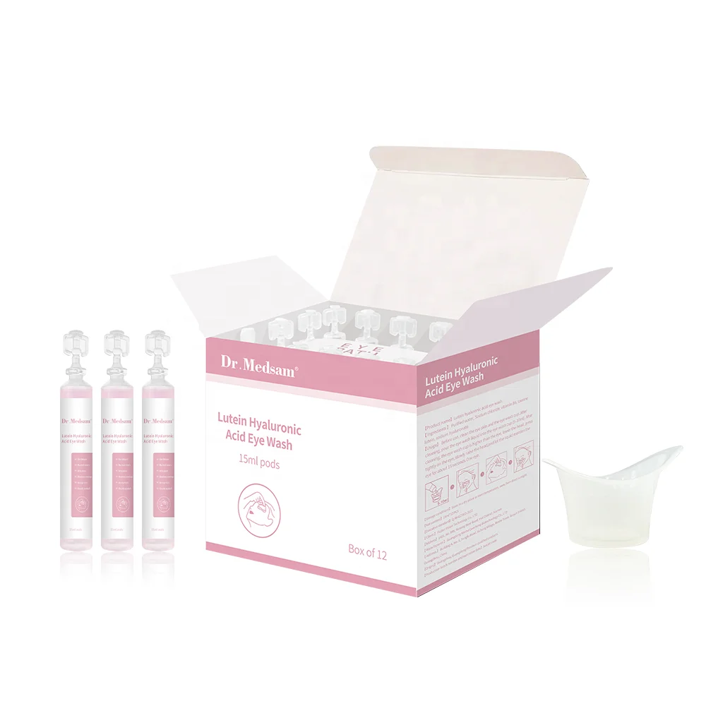 Eye wash solution 15ml,portable disposable eyewash liquid cup,clean and moisturize eyes,relieve eyes strain bloodshot