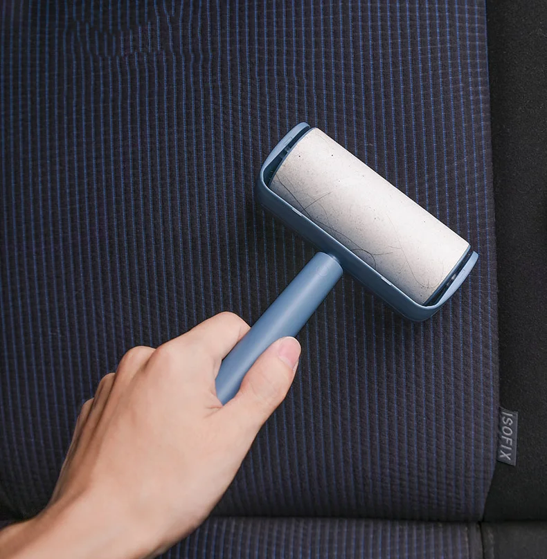 Portable Dog Laundry Fur Removal Brush Replaceable Cat Pet Hair Remover Lint Roller Brush