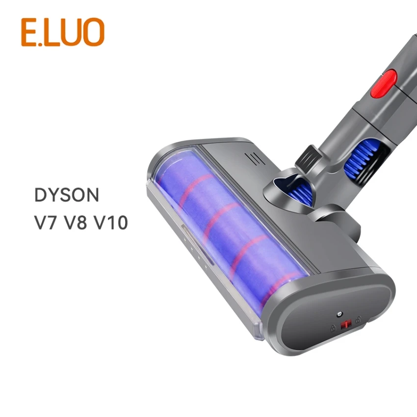 Подходит для пылесосов Dysons V7 V8 V10 V11 запчасти мягкой напольной щетки с роликами и твердым напольным