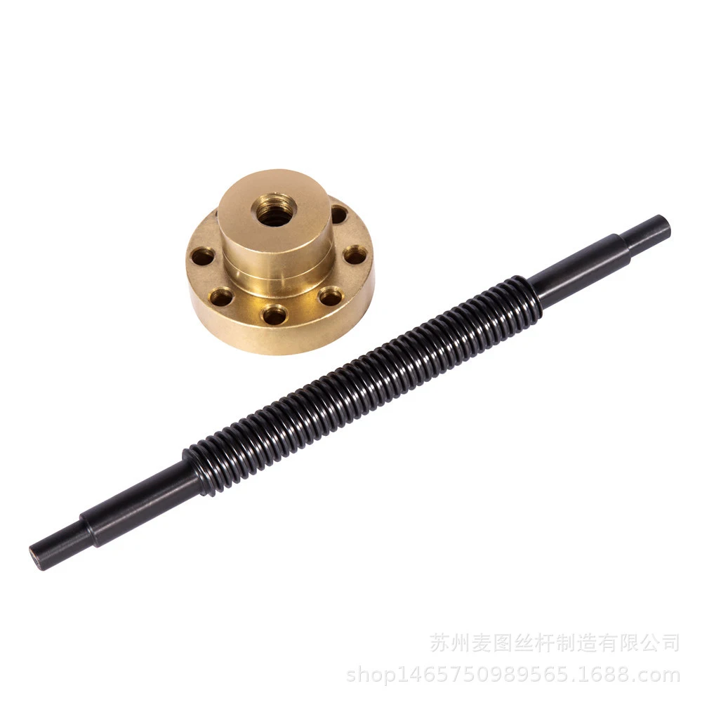 Custom T6 T8 T10 T12  Acme trapezoidal lead Screw for cnc machine