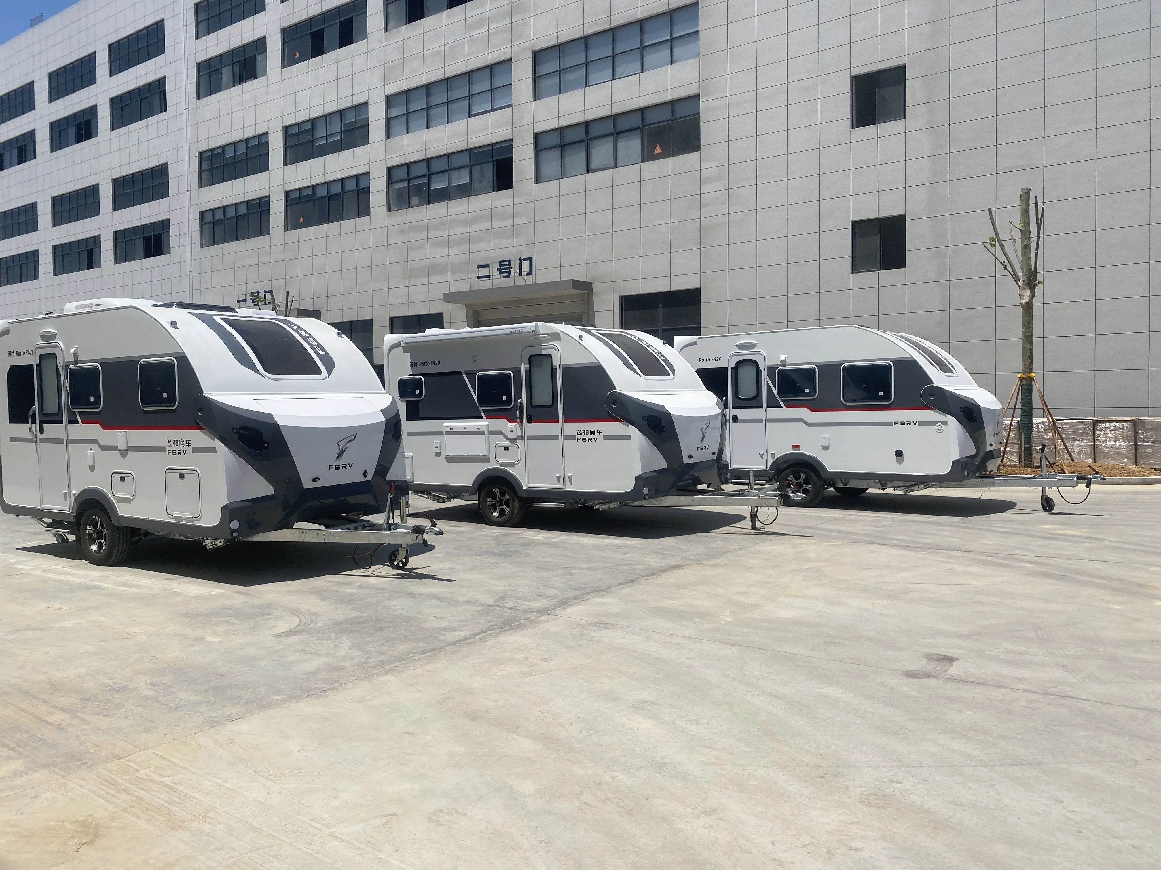 Manufacturer 2022 New Factory Travel Camper On Road Camping Caravan Travel Trailer