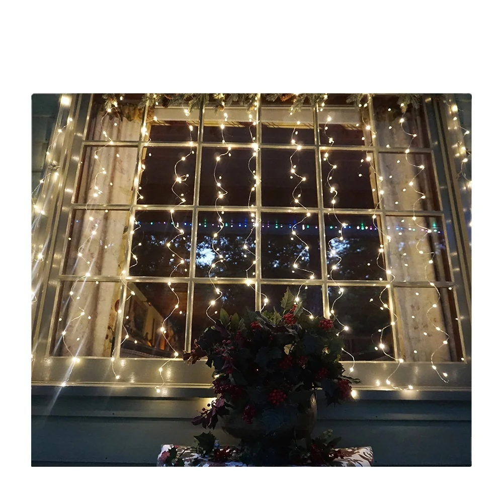 300 led US plug luces para fiestas led cortinas led window curtain string light fairy lights curtain