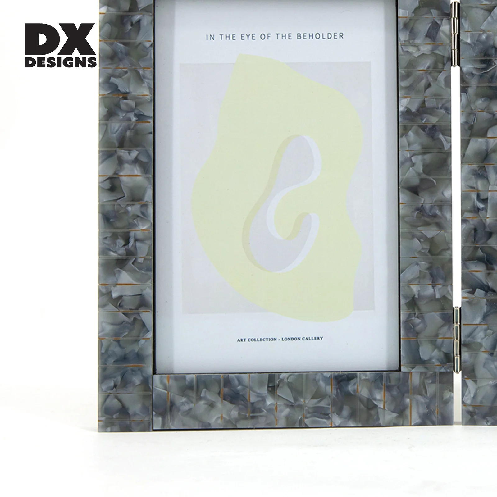 DX Designs European Style Modern Design House Decorations Living Room Stone Photo Frame Decorative Marble Photos Frame