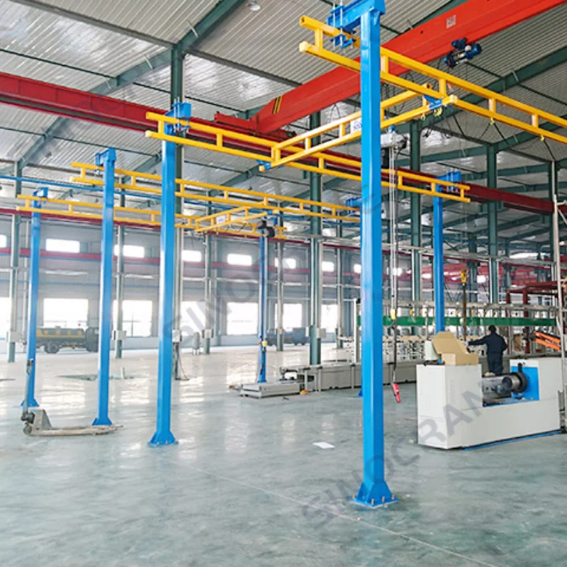 Factory Supply KBK Rail Bridge Crane 0.5 ton 1 ton 2 ton Monorail Hoist Crane Price