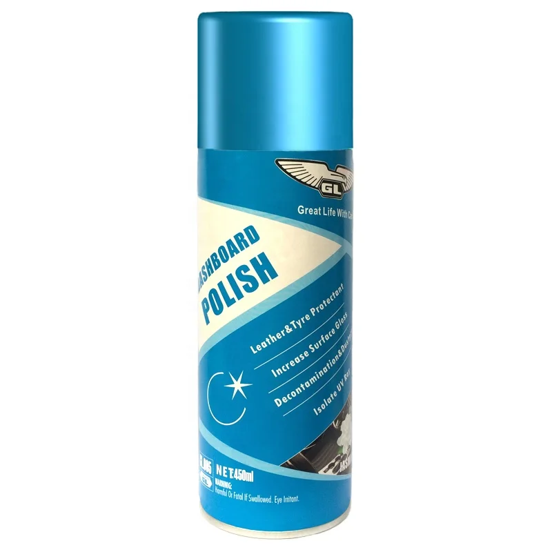 
GL car care aerosol dashboard polish spray wax 