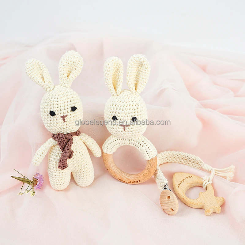 Crochet Sheep Amigurumi 100% Handmade Bunny Toys Cotton Reindeer Crochet Doll Handmade for Children