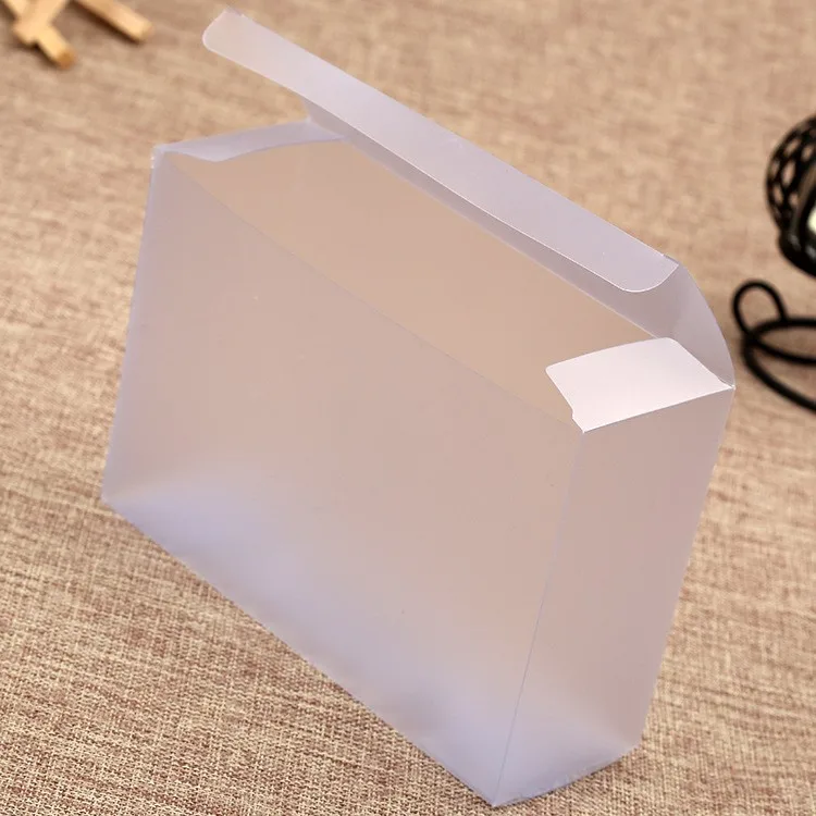 Factory custom transparent frosted environmental protection waterproof pvc packing box