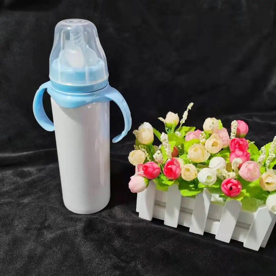 Sublimation 8oz straight sippy cup for baby