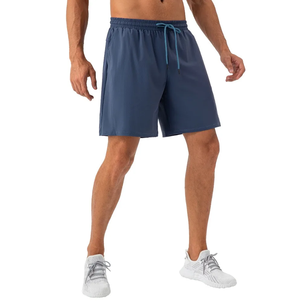 Phone Pocket Gym Workout Quick Dry Men Shorts Loose Wide Basketball Running Gym Shorts with Side Pockets