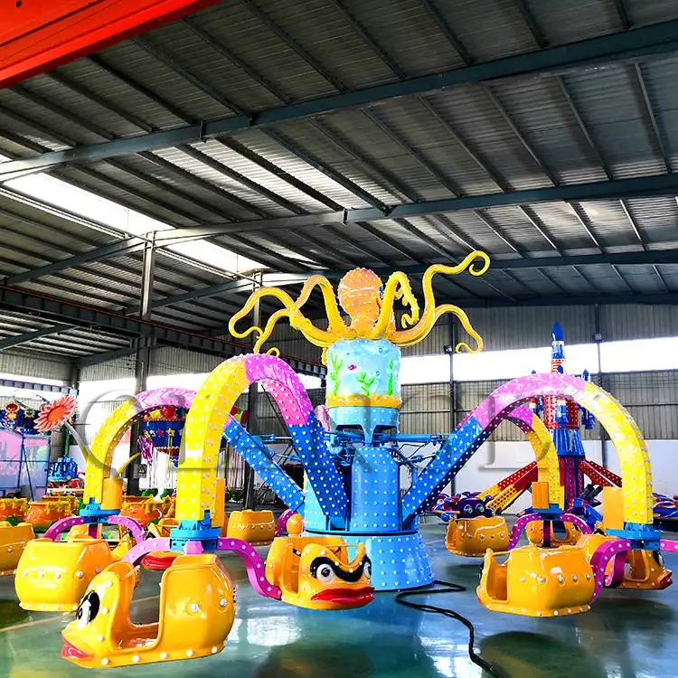 Theme Park Carnival Games Fun Fair Amusement Park Fun Park Equipment Attraction Rotary Octopus