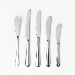 FANGYUAN hotel heavy duty handle metal cheese fish knife 18/10 stainless steel steak dinner knife set