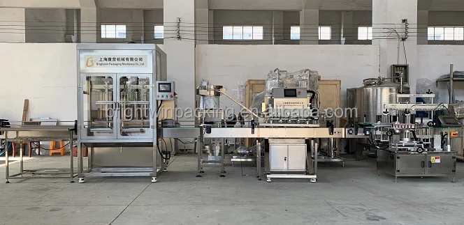 Shanghai oil cartridge filling capping labeling machine