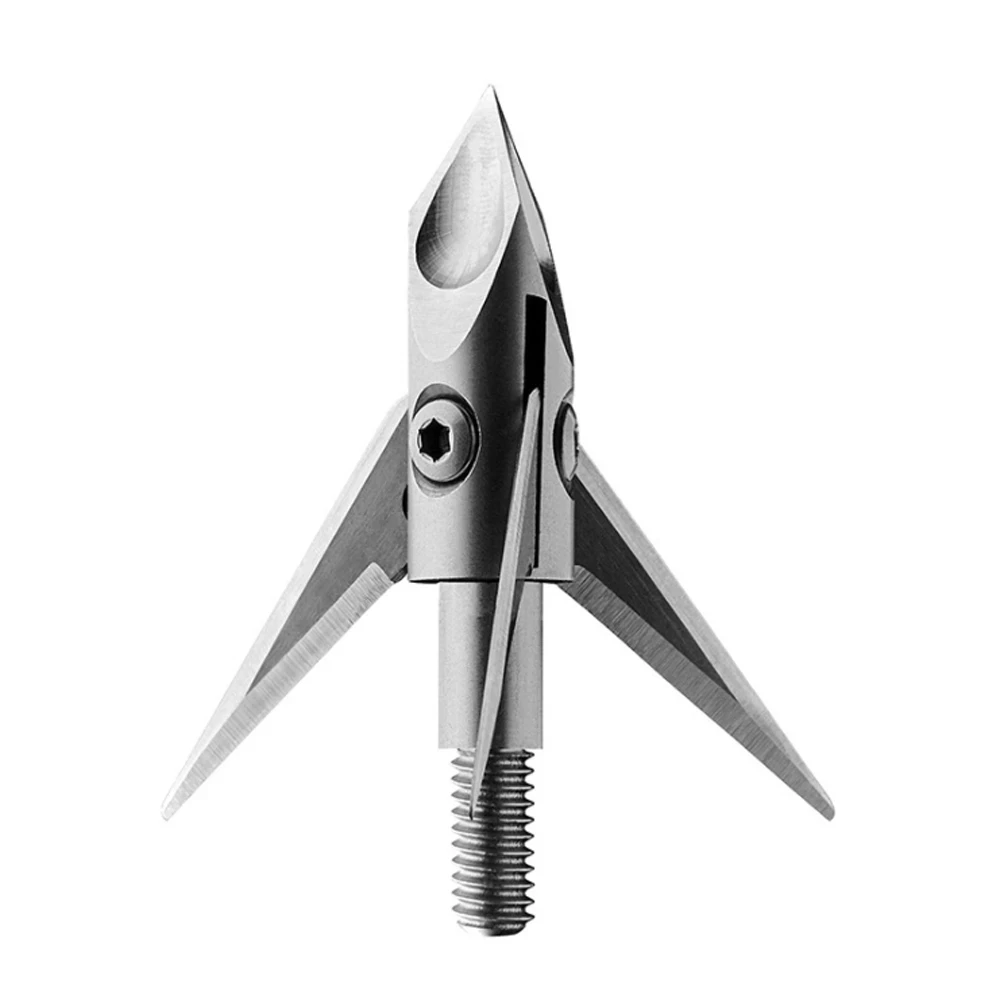 Archery Arrow Stainless Steel Ramcat Broadhead Arrowhead 100GR for Hunting