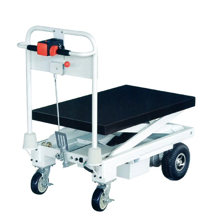 High Efficient Portable 400kg Load Capacity Hand Trolley Electric Hand Cart Truck for Warehouse Use