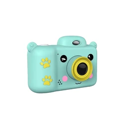 Kids photo camera 2.4inch hd screen kids digital camera 1080p cartoon design mini video toy camera for baby children outdoor